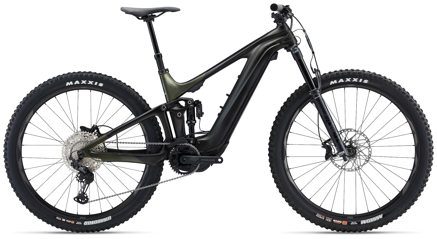 The 2022 Giant Trance X Advanced E+ goes carbon with Fox Live Valve