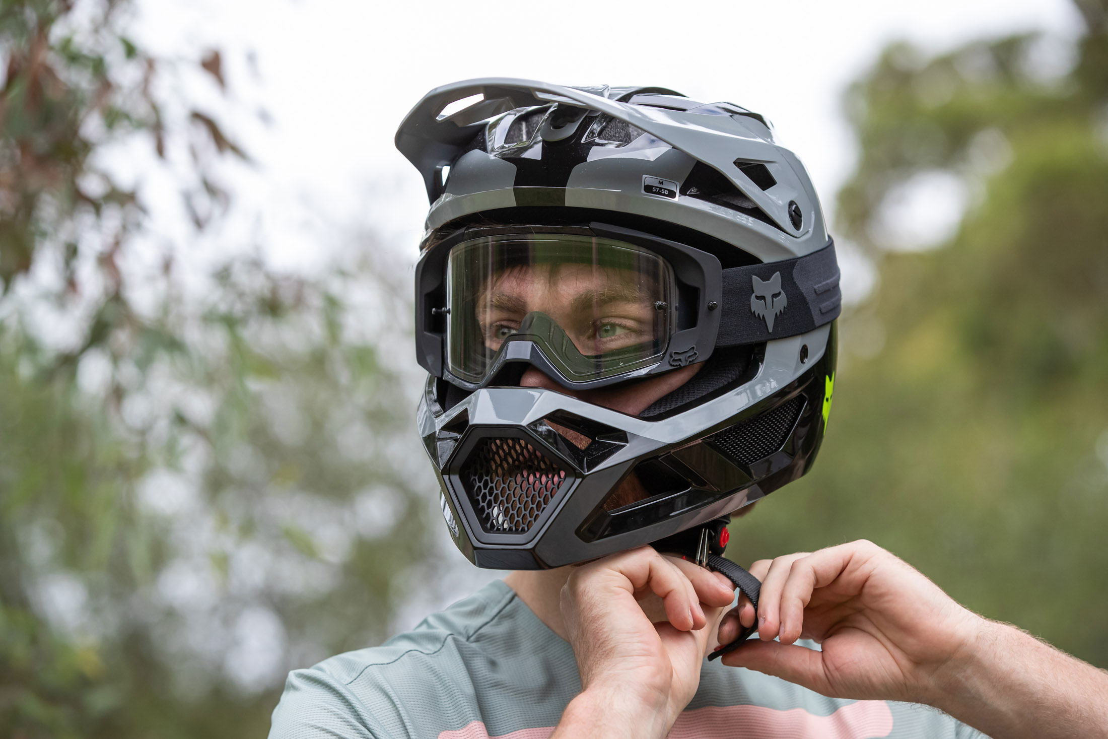 Fox rampage small with fox goggles