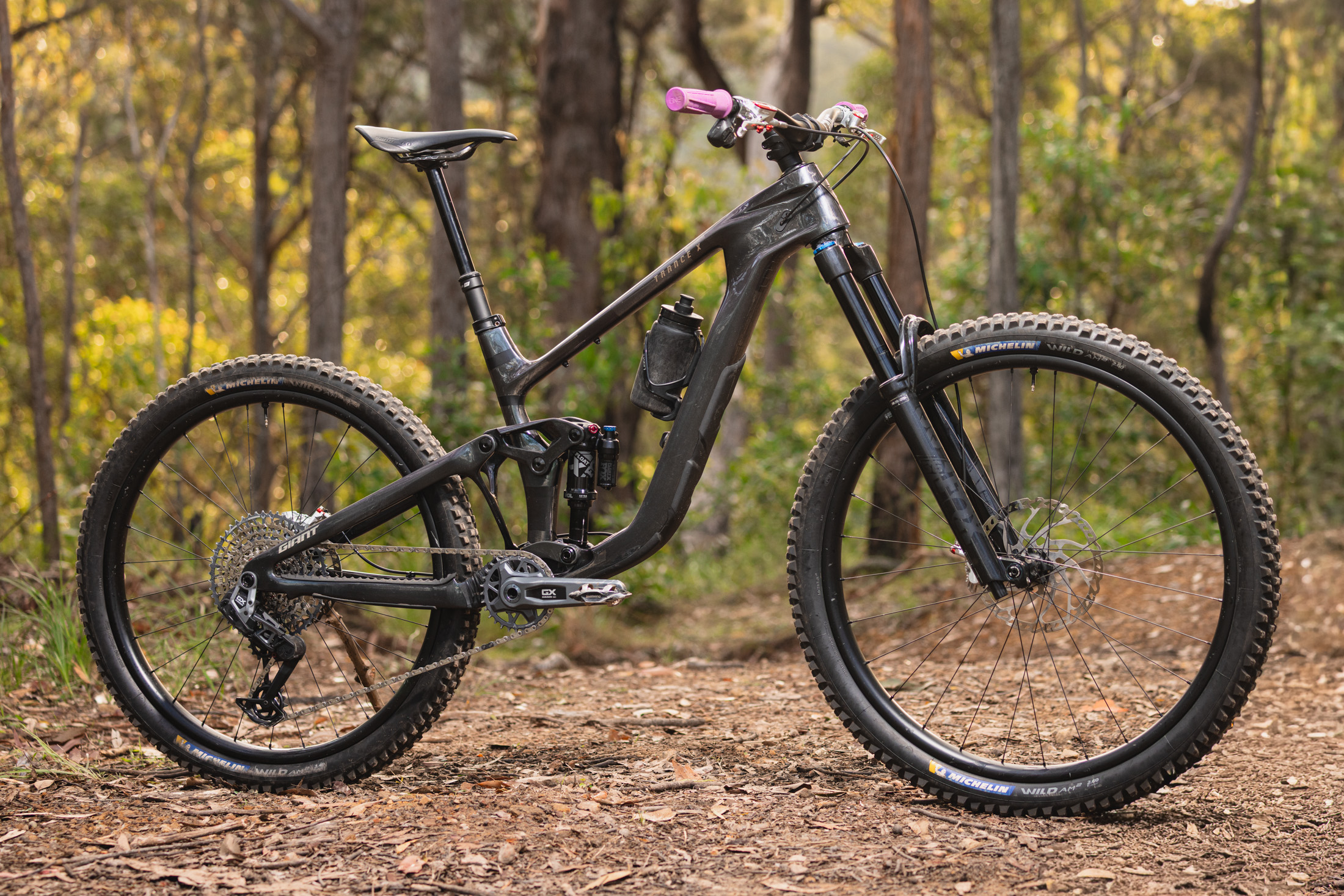 Staff Rides | Colin's long travel mulleted Giant Trance X Advanced