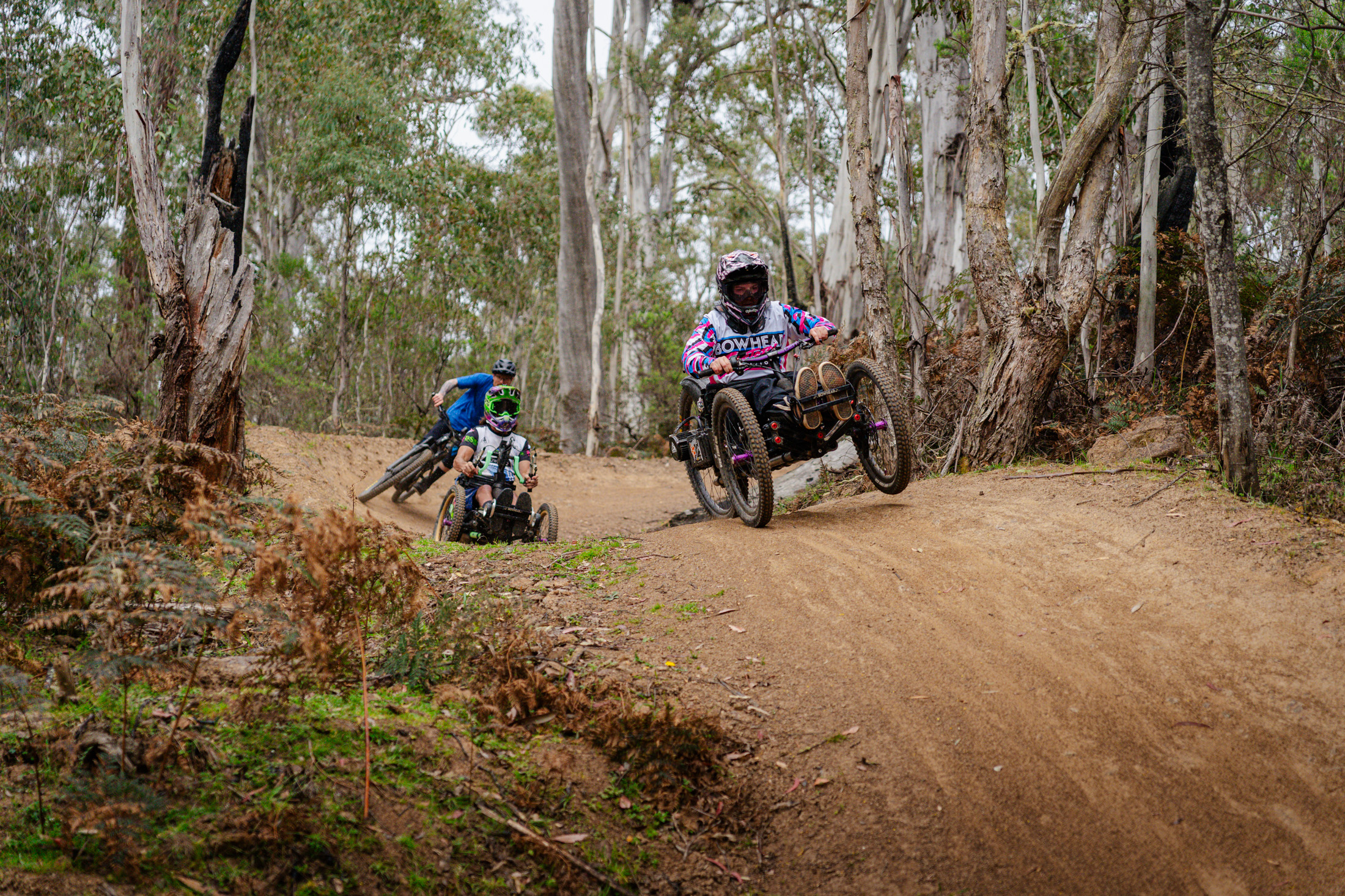 How to ride Omeo on an adaptive mountain bike